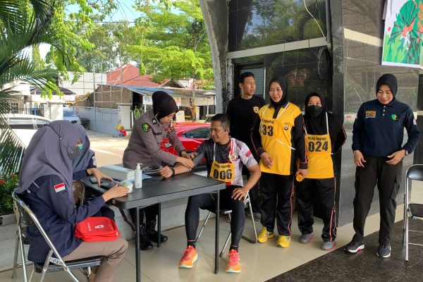 AKBP Arman Muis Pantau Tes Kesamaptaan Jasmani Personel Polres Parepare polres parepare