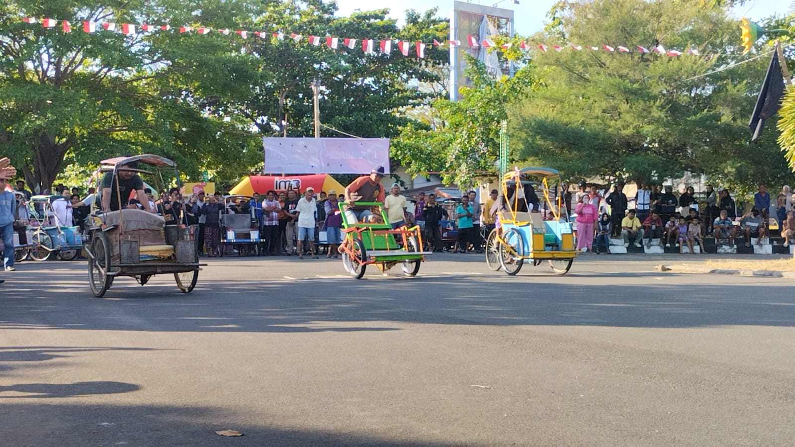 lomba balap becak