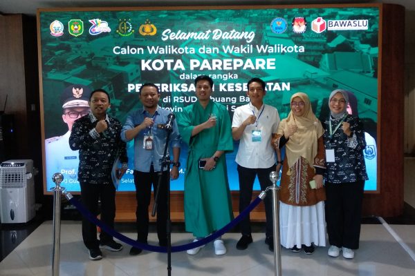 Nurhaldin-Taqyuddin Jalani Tes Kesehatan untuk Pilkada Parepare 2024 Hari Ini nurhaldin-taqyuddin