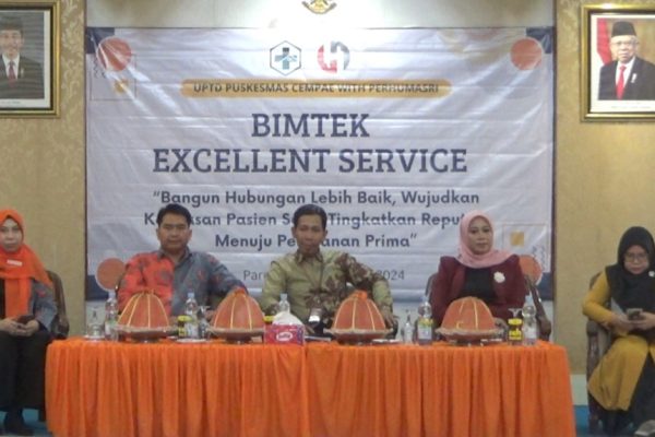 Tingkatkan Layanan Prima, Puskesmas Cempae Galar Bimtek Excellent Servis