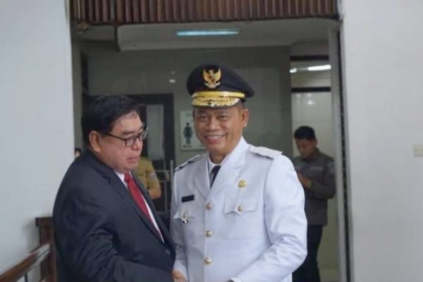 Pj Wali Kota Parepare Hadiri Pelantikan Pj Gubernur Sulsel Porf Fadjry Djufri pj wali kota parepare